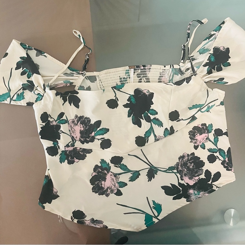 Floral Off-Shoulder Top From Free People 🔥🔥🔥